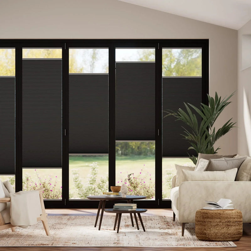Screw-Free Installation: Modern Elegance for Your Windows with Adhesive Pleated Blinds, Without Damaging Them