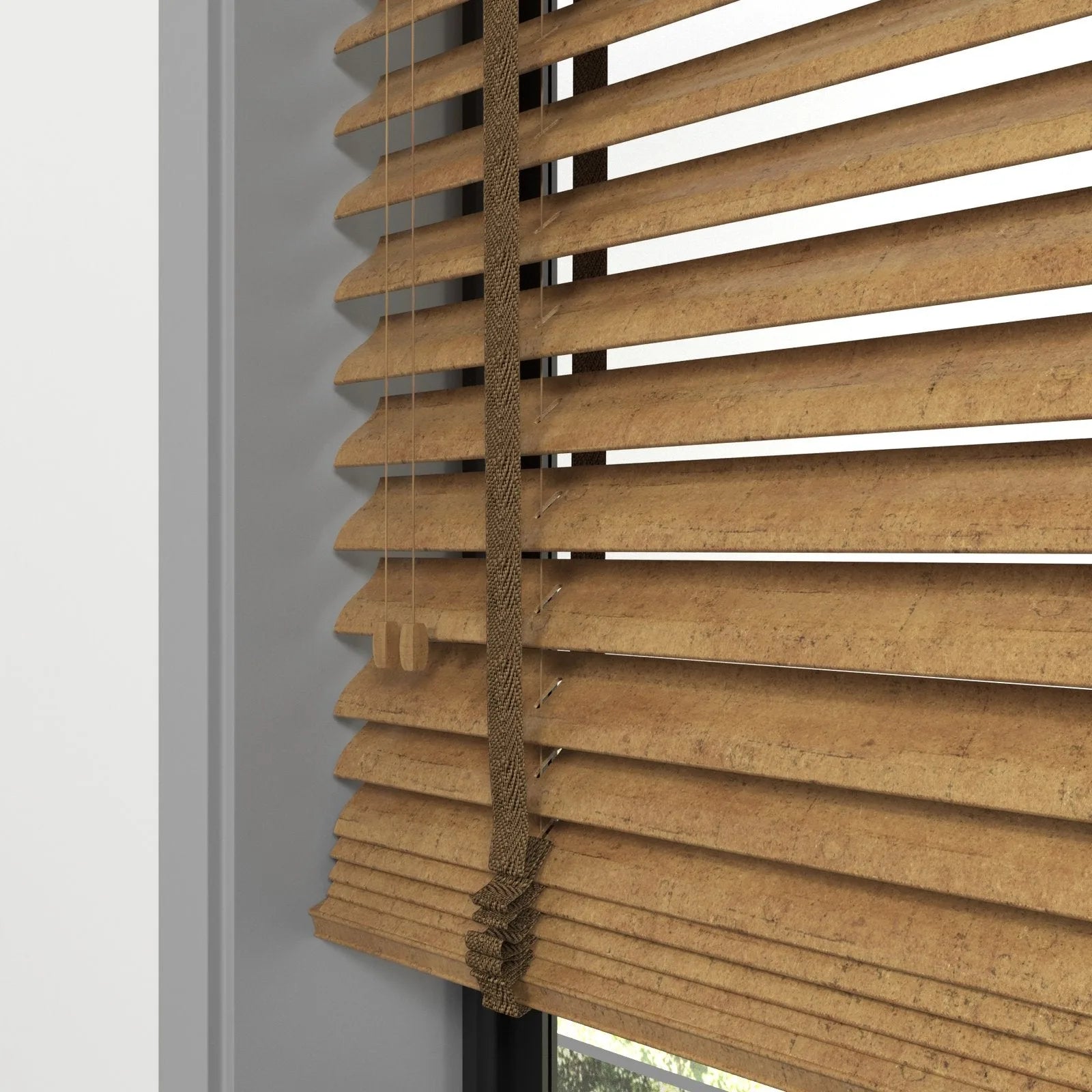 Ahşap Rengi Polywood Blackout Jaluzi - Etulle