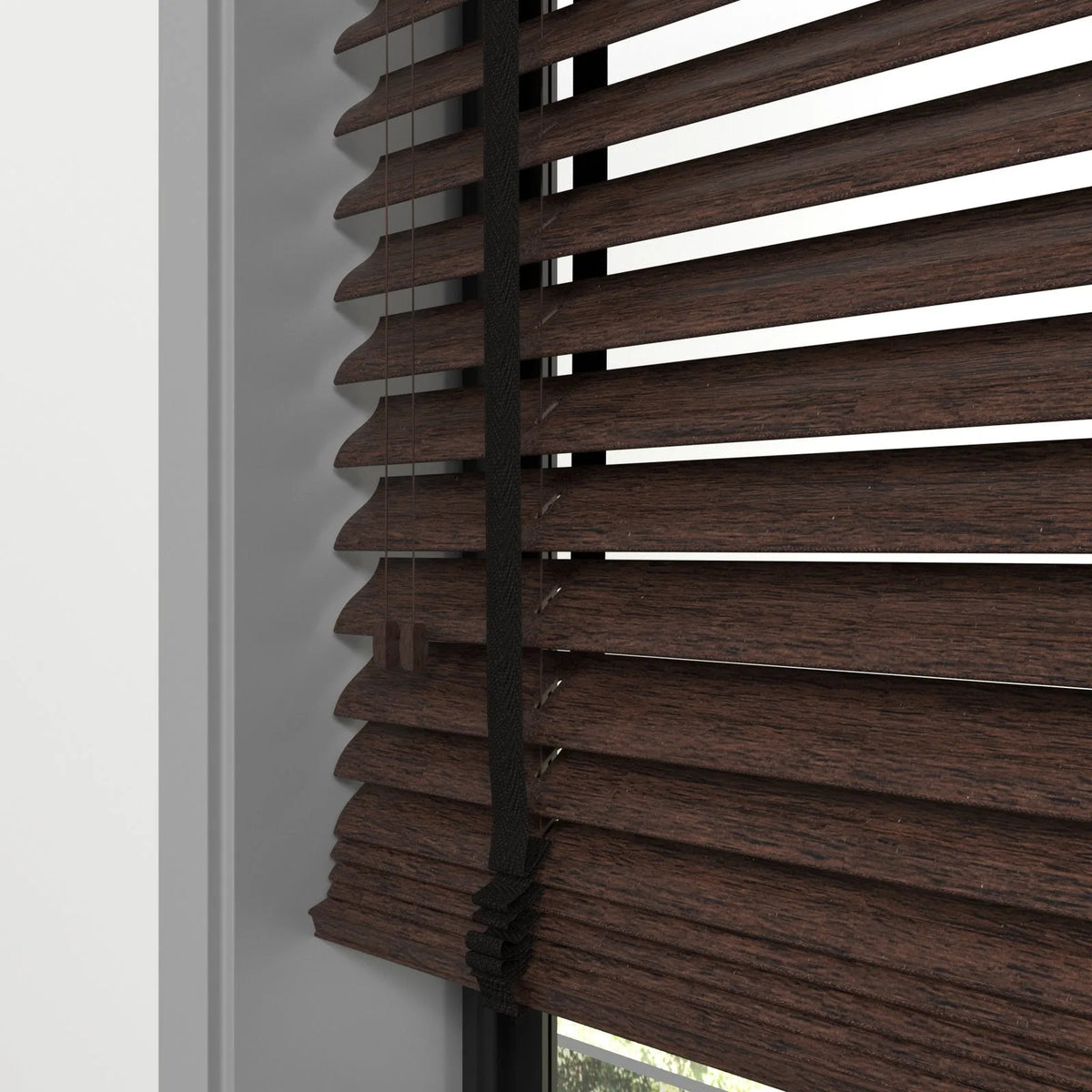 Kahverengi Polywood Blackout Jaluzi - Etulle
