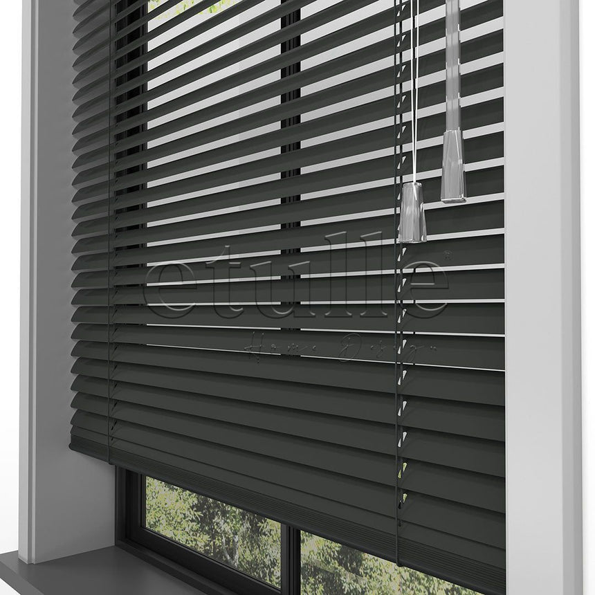 16 MM Anthracite Aluminum Venetian Blind