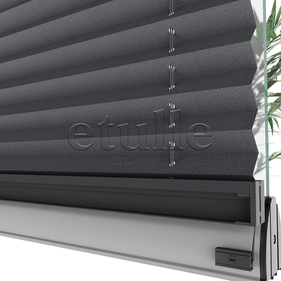 16 MM Blackout Karartma Antrasit Plise Perde