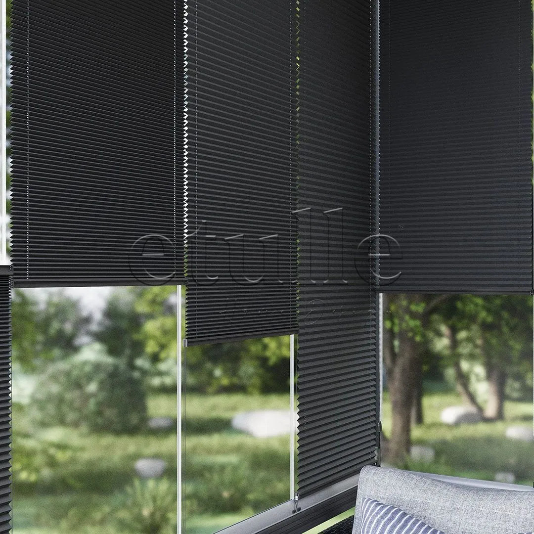 16 MM Blackout Karartma Antrasit Plise Perde