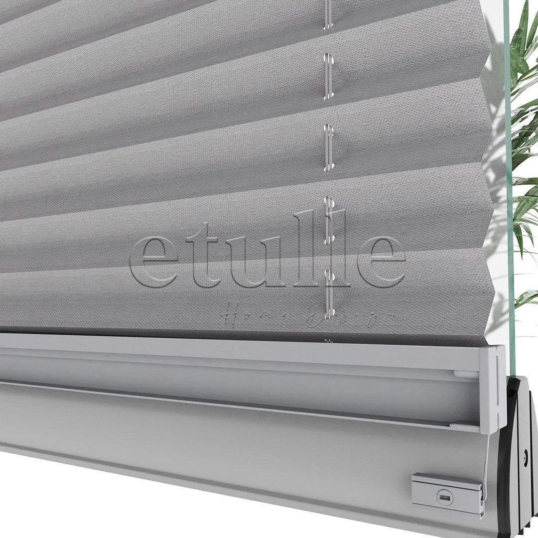 16 MM Dimout Yarı Karartma Gri Plise Perde