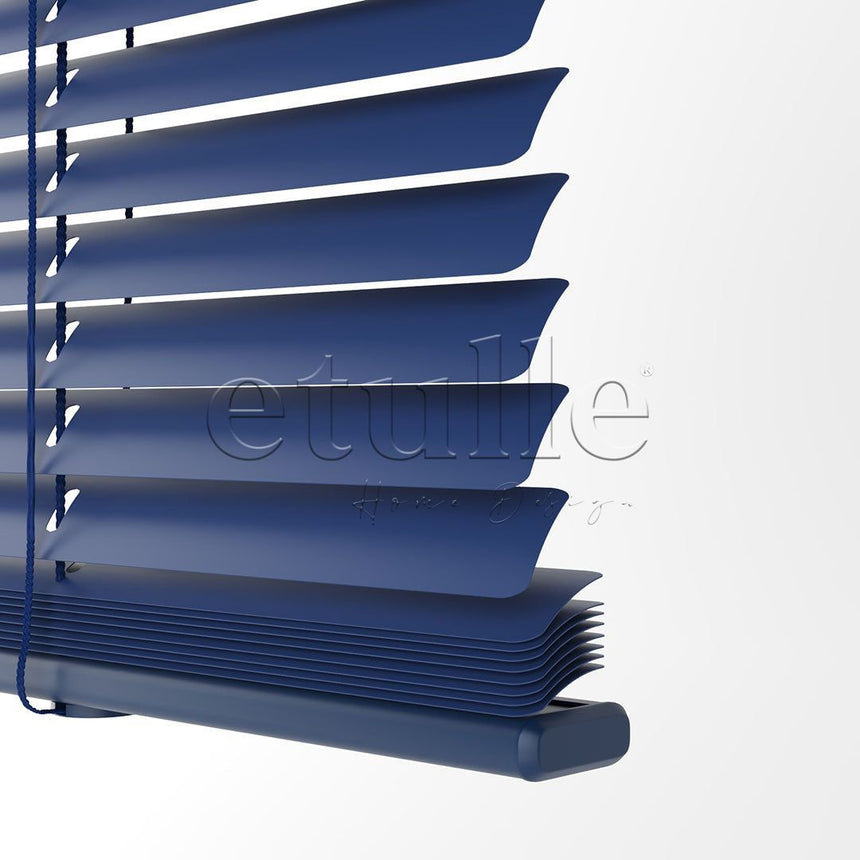 16 MM Dark Blue Aluminum Venetian Blind