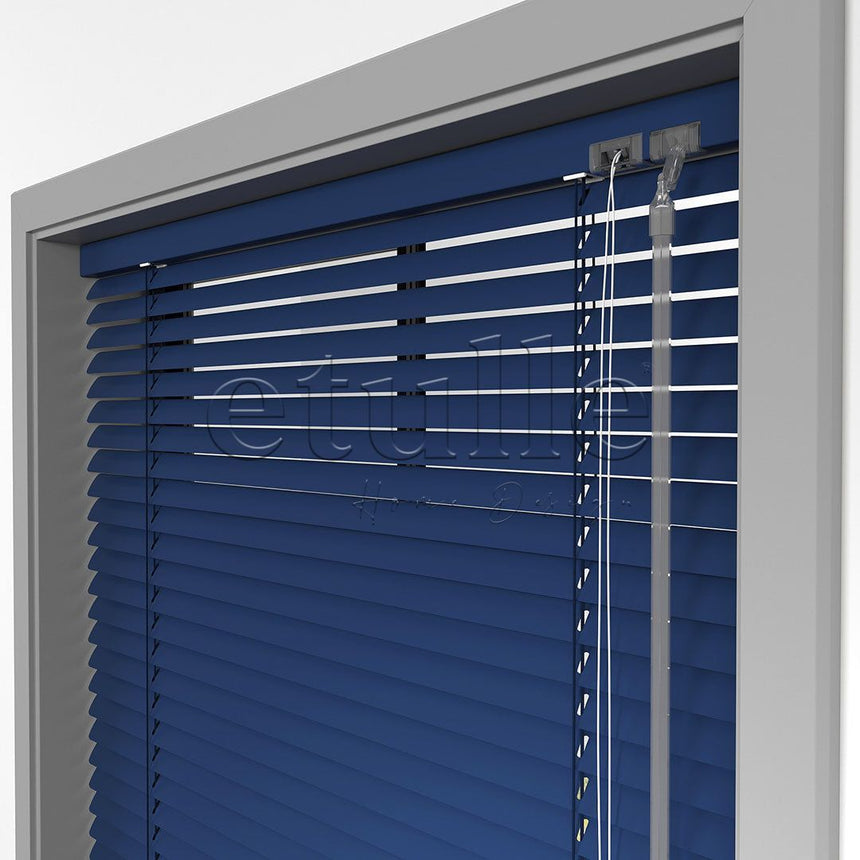 16 MM Dark Blue Aluminum Venetian Blind