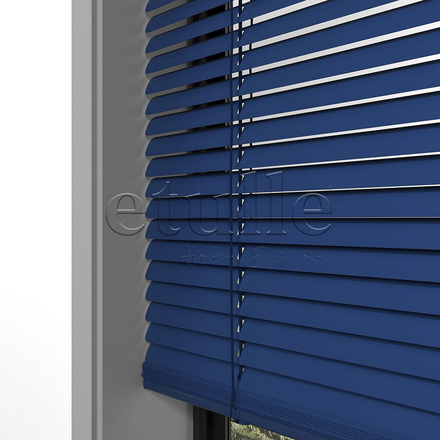 16 MM Dark Blue Aluminum Venetian Blind