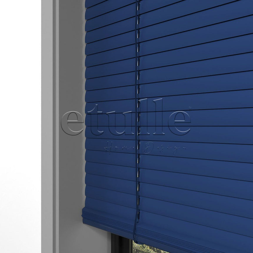 16 MM Dark Blue Aluminum Venetian Blind