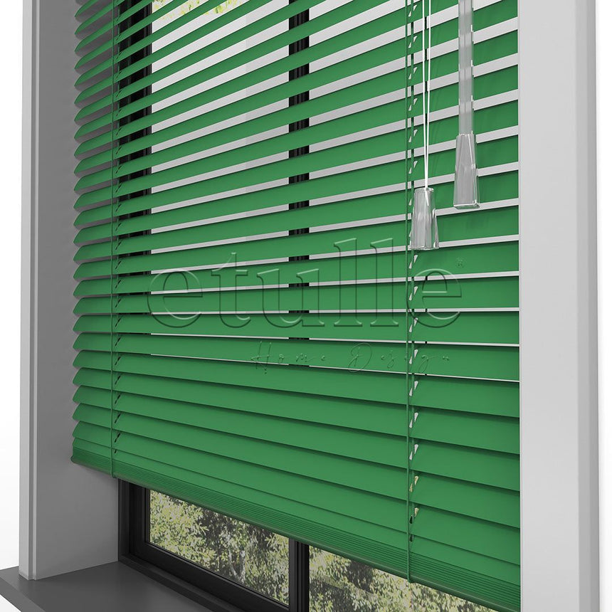 16 MM Dark Green Aluminum Venetian Blind