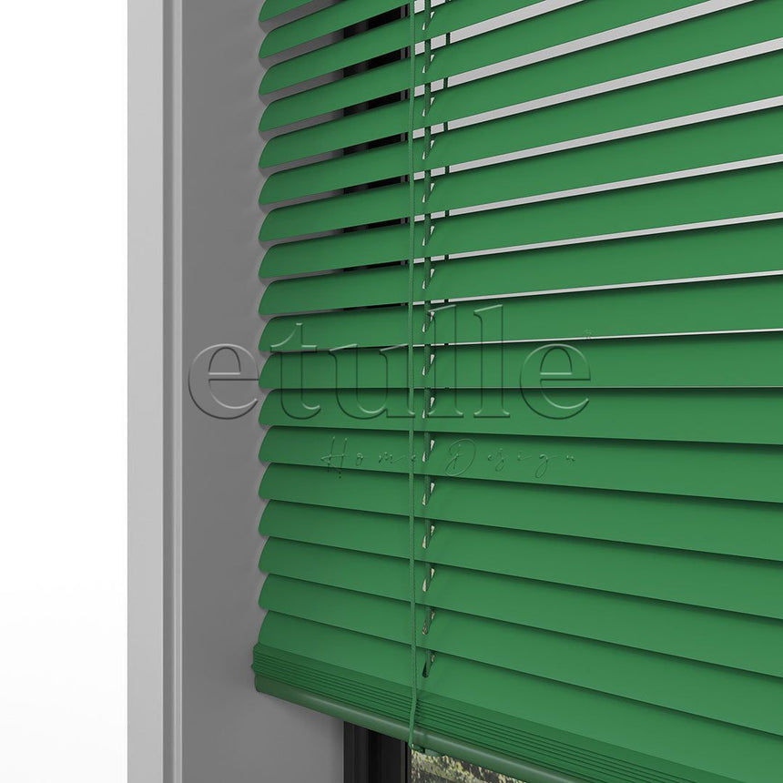 16 MM Dark Green Aluminum Venetian Blind