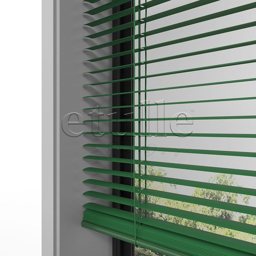 16 MM Dark Green Aluminum Venetian Blind