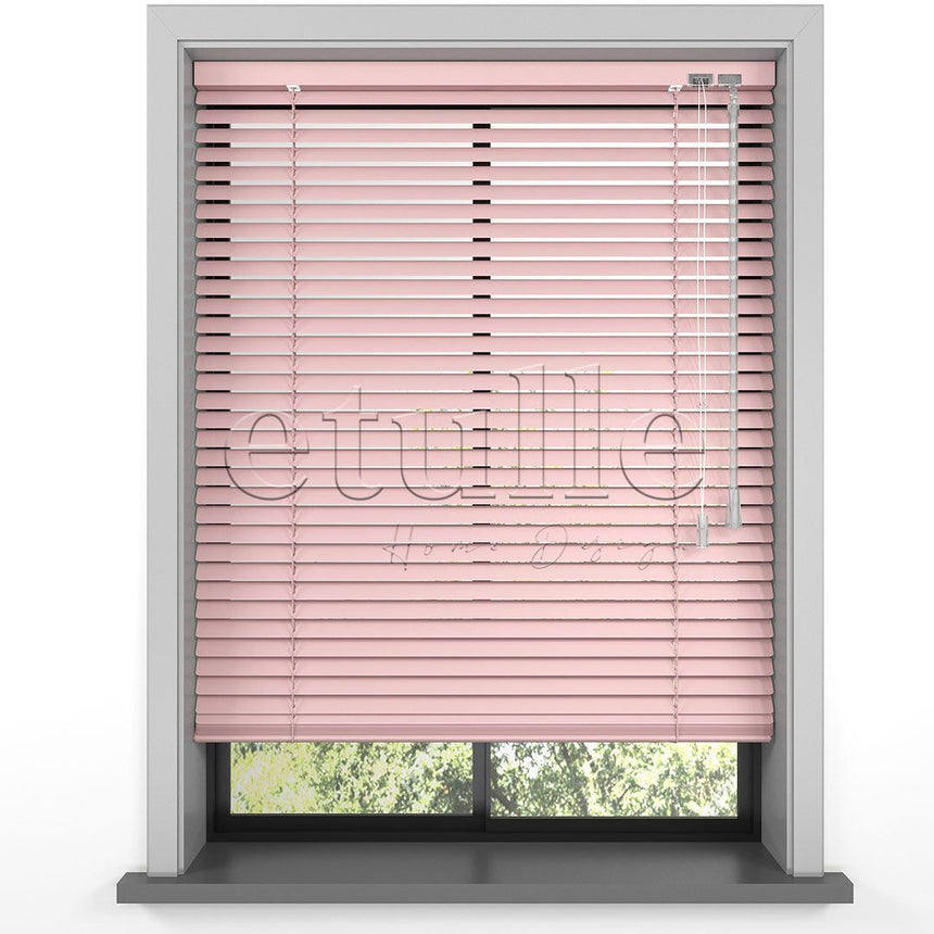 16 MM Matte Pink Aluminum Venetian Blind