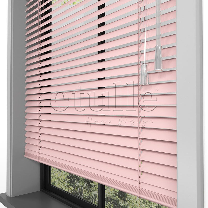 16 MM Matte Pink Aluminum Venetian Blind