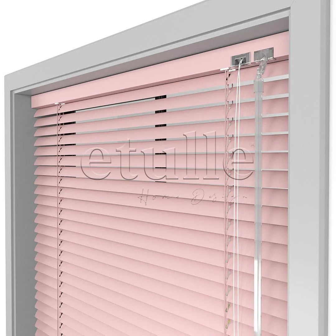 16 MM Mat Pembe Alüminyum Jaluzi