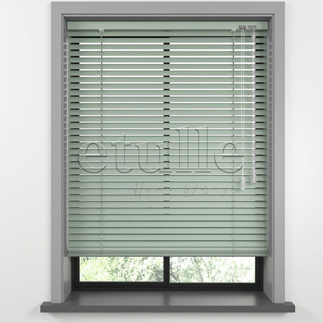 16 MM Pastel Green Aluminum Venetian Blind