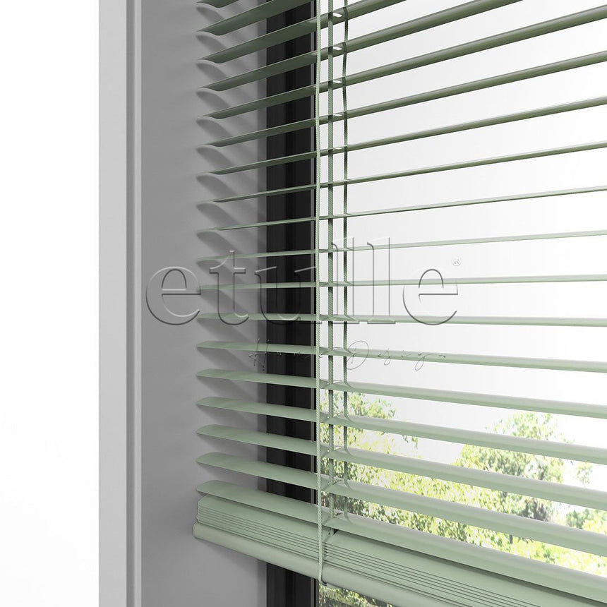 16 MM Pastel Green Aluminum Venetian Blind