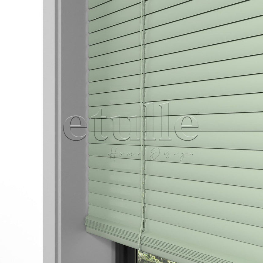 16 MM Pastel Green Aluminum Venetian Blind