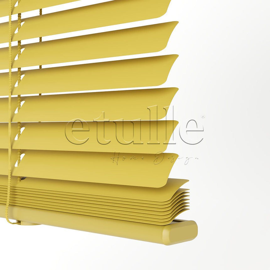 16 MM Yellow Aluminum Venetian Blind