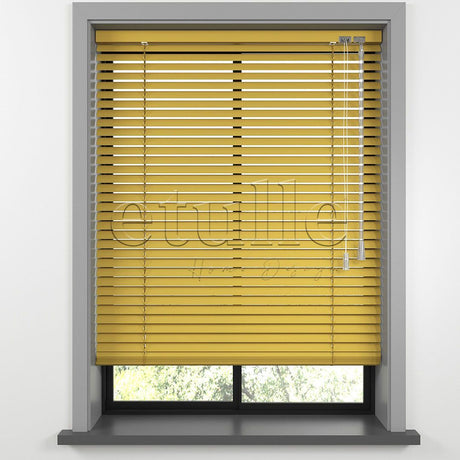 16 MM Yellow Aluminum Venetian Blind