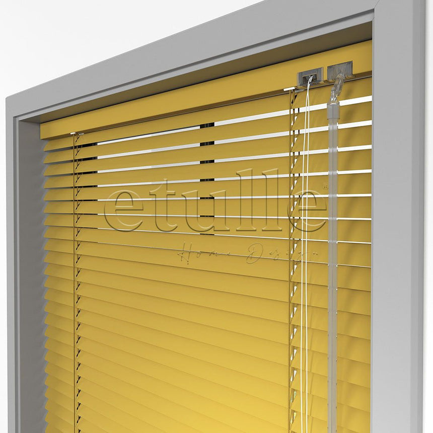 16 MM Yellow Aluminum Venetian Blind