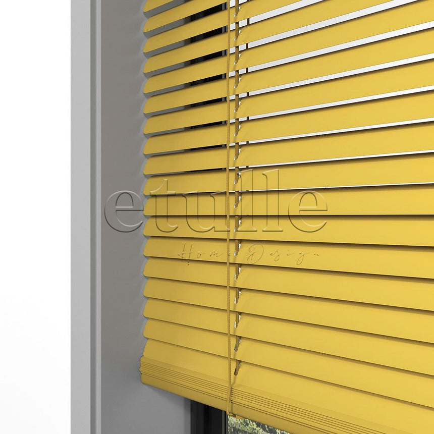 16 MM Yellow Aluminum Venetian Blind