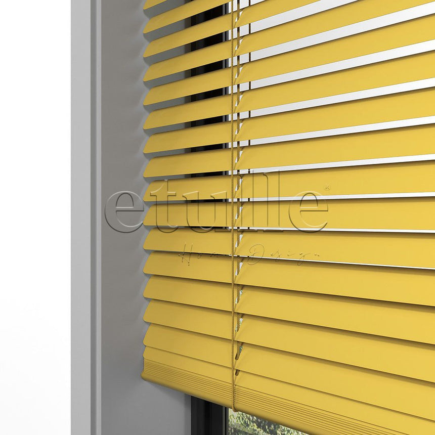 16 MM Yellow Aluminum Venetian Blind