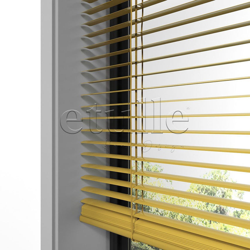 16 MM Yellow Aluminum Venetian Blind