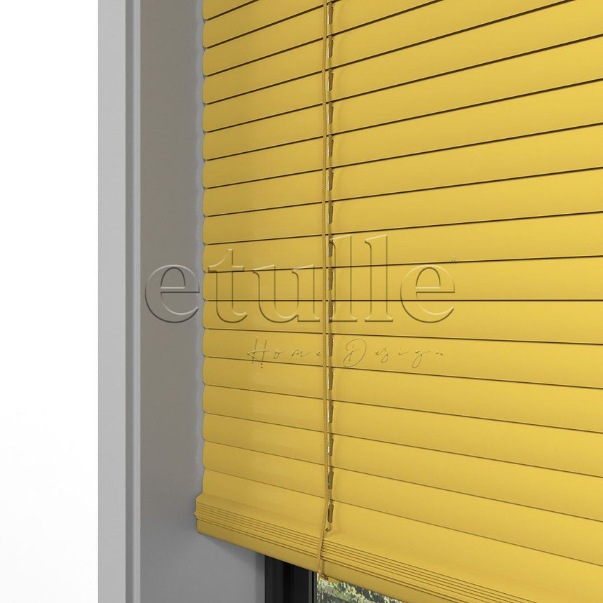 16 MM Yellow Aluminum Venetian Blind