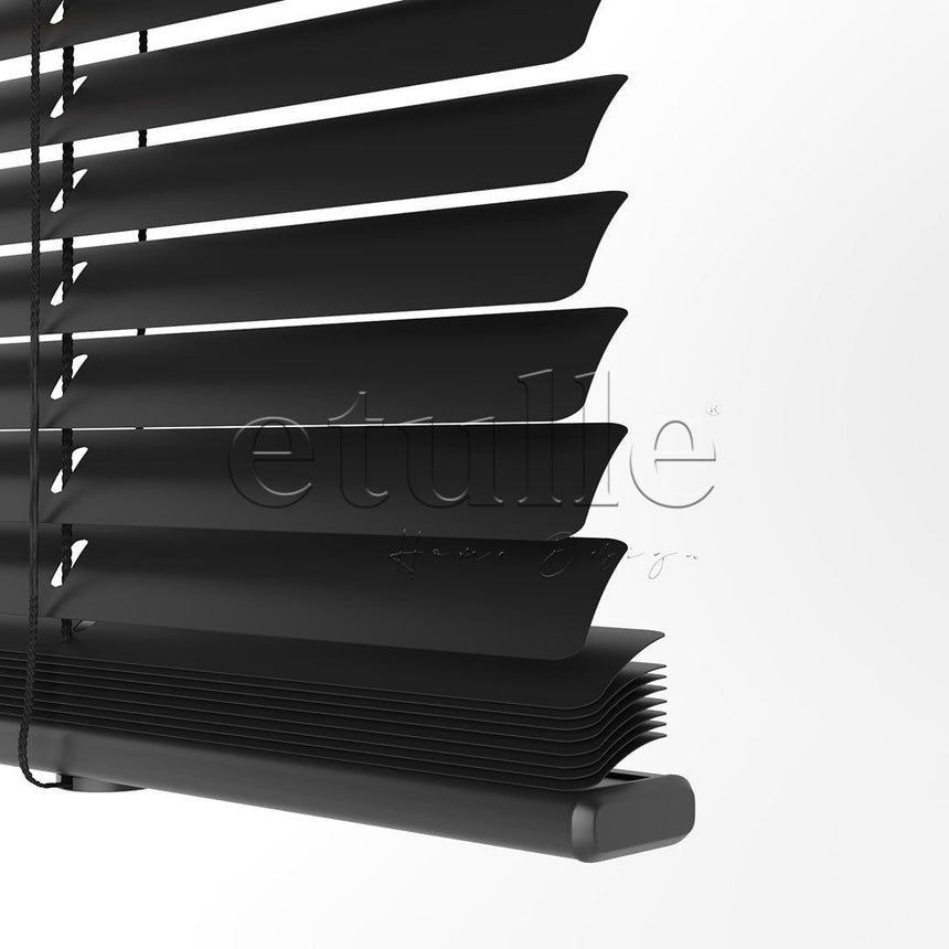 16 MM Black Aluminum Venetian Blind