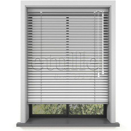 16 MM Gilded Silver Aluminum Venetian Blind