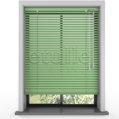 16 MM Green Aluminum Venetian Blind