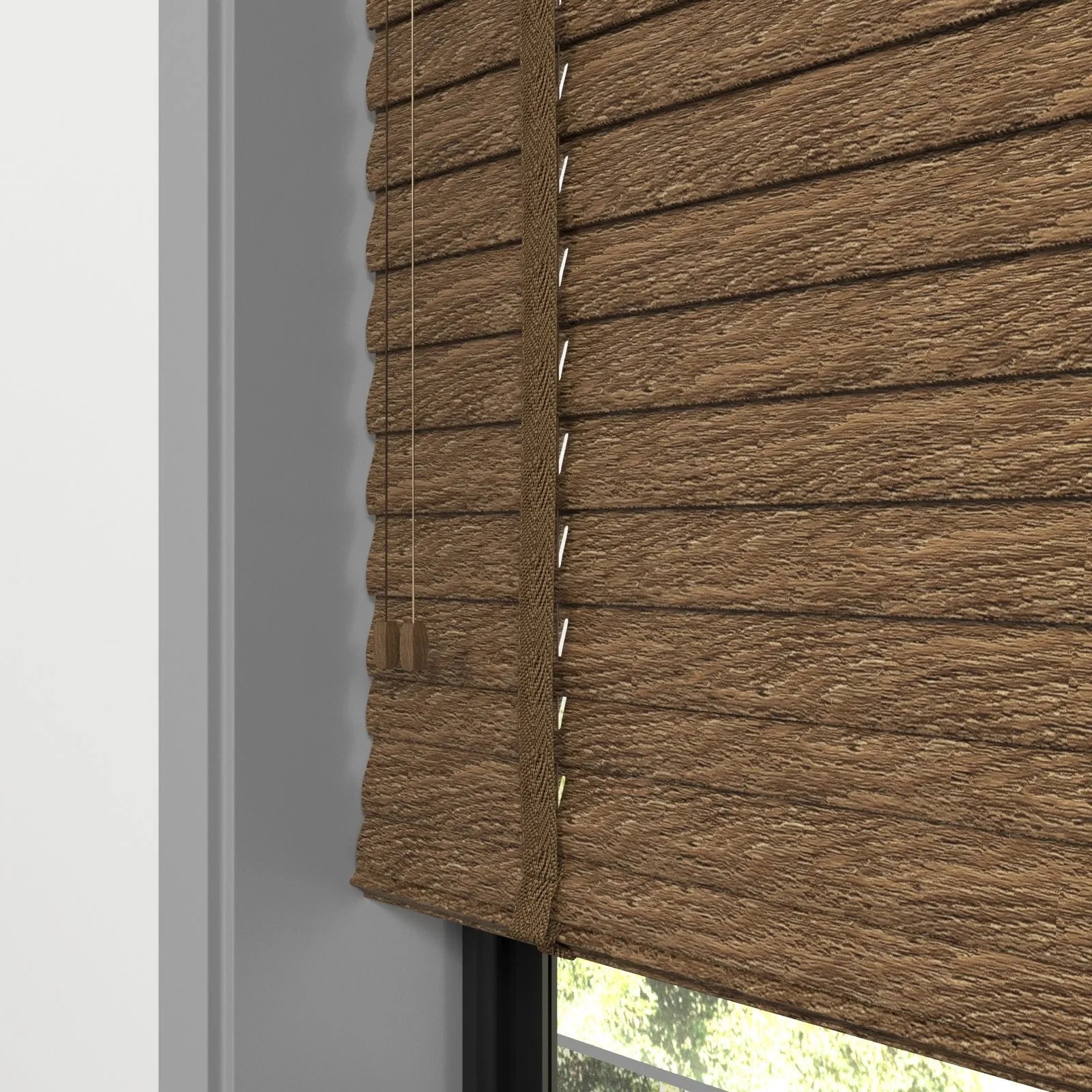 Kahverengi Polywood Blackout Jaluzi - Etulle