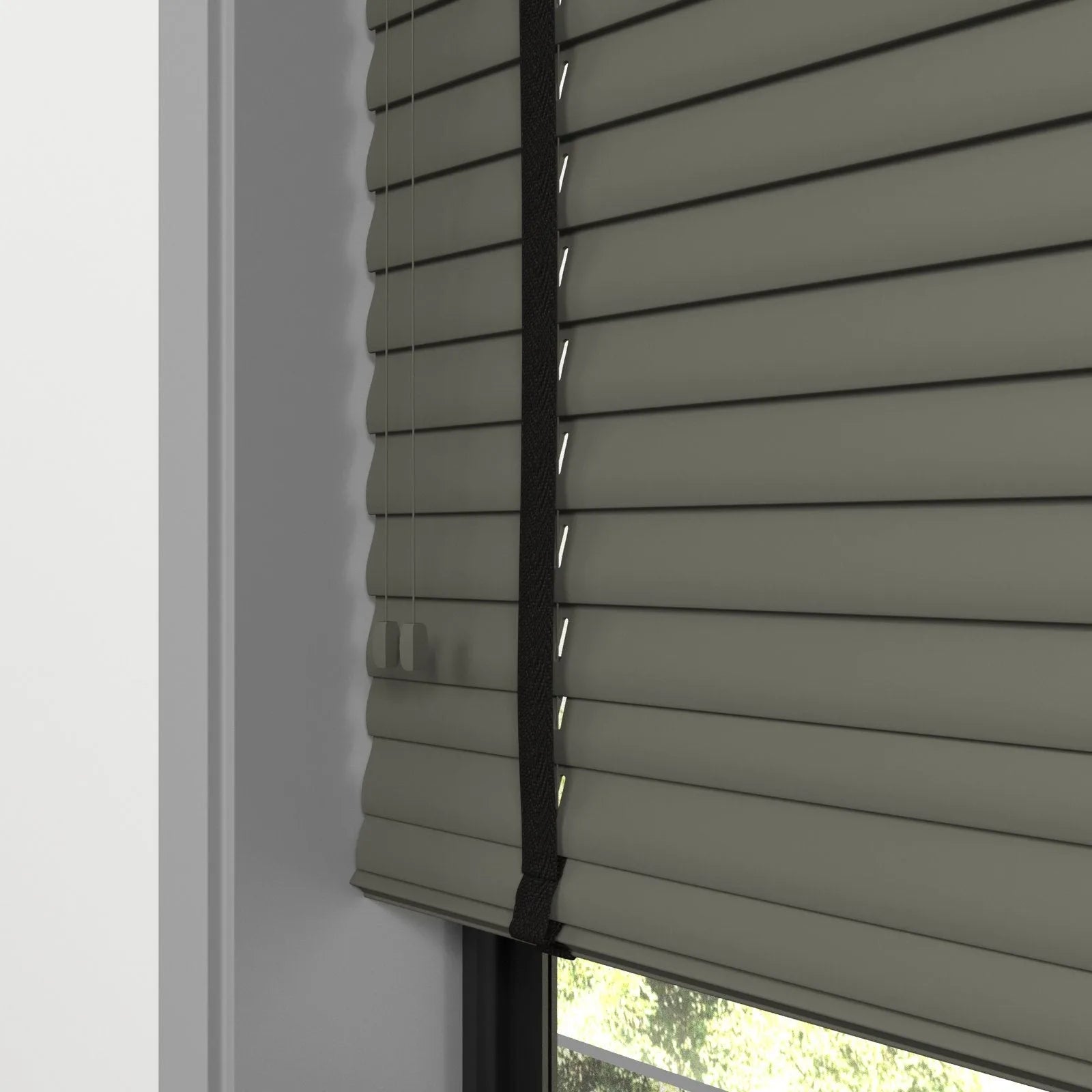 Koyu Gri Polywood Blackout Jaluzi - Etulle
