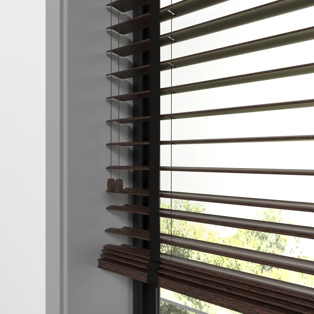 Kahverengi Polywood Blackout Jaluzi - Etulle