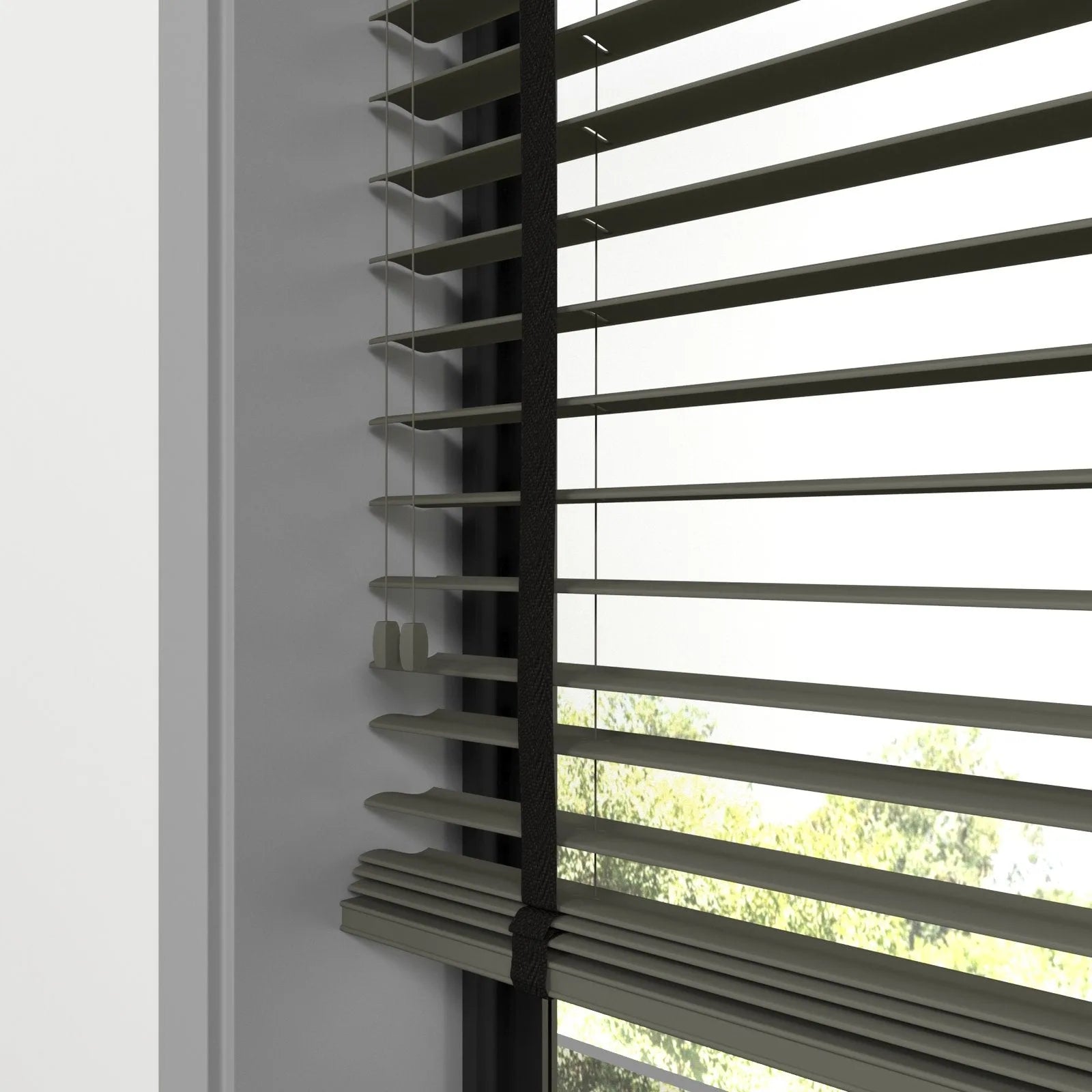 Koyu Gri Polywood Blackout Jaluzi - Etulle