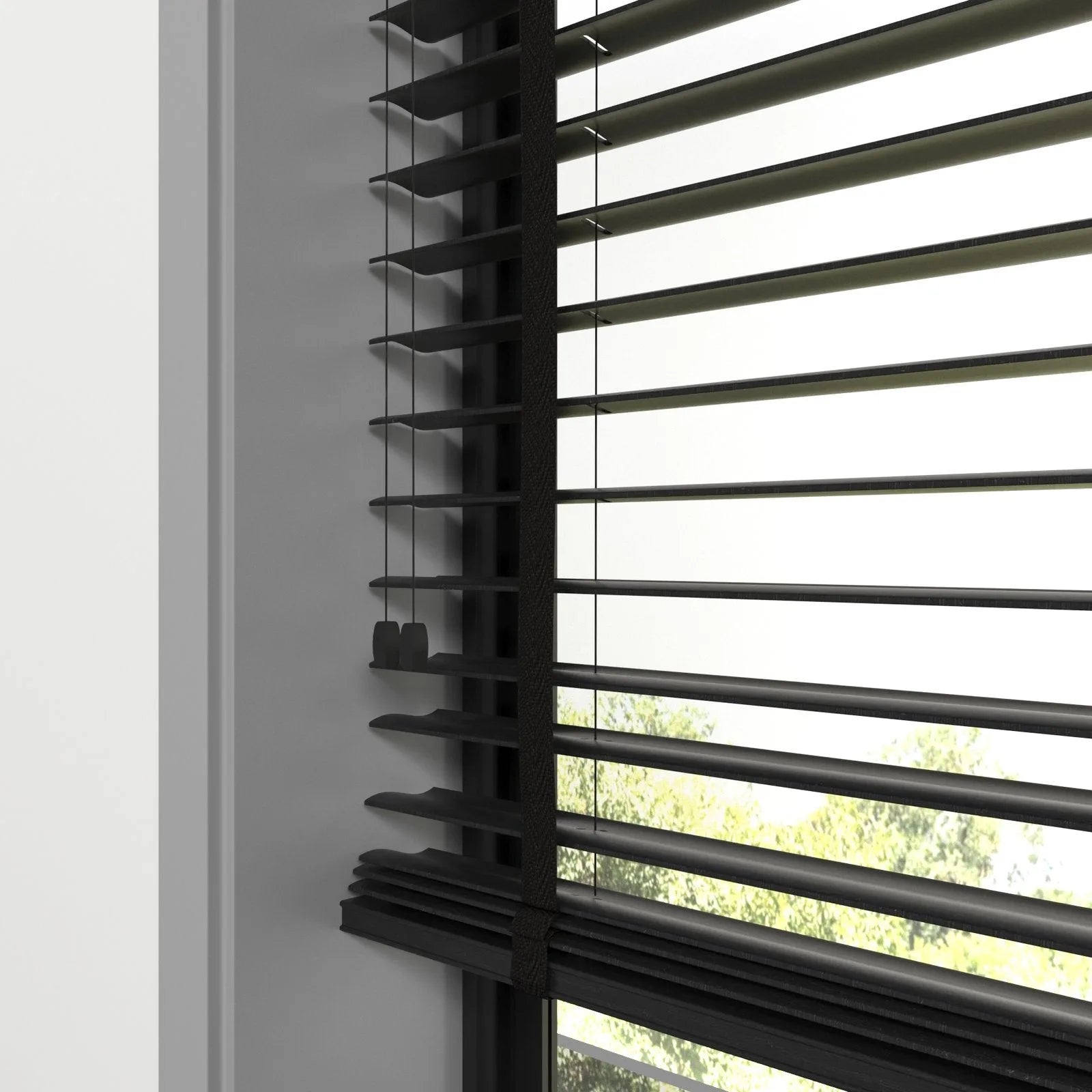 Siyah Polywood Blackout Jaluzi - Etulle