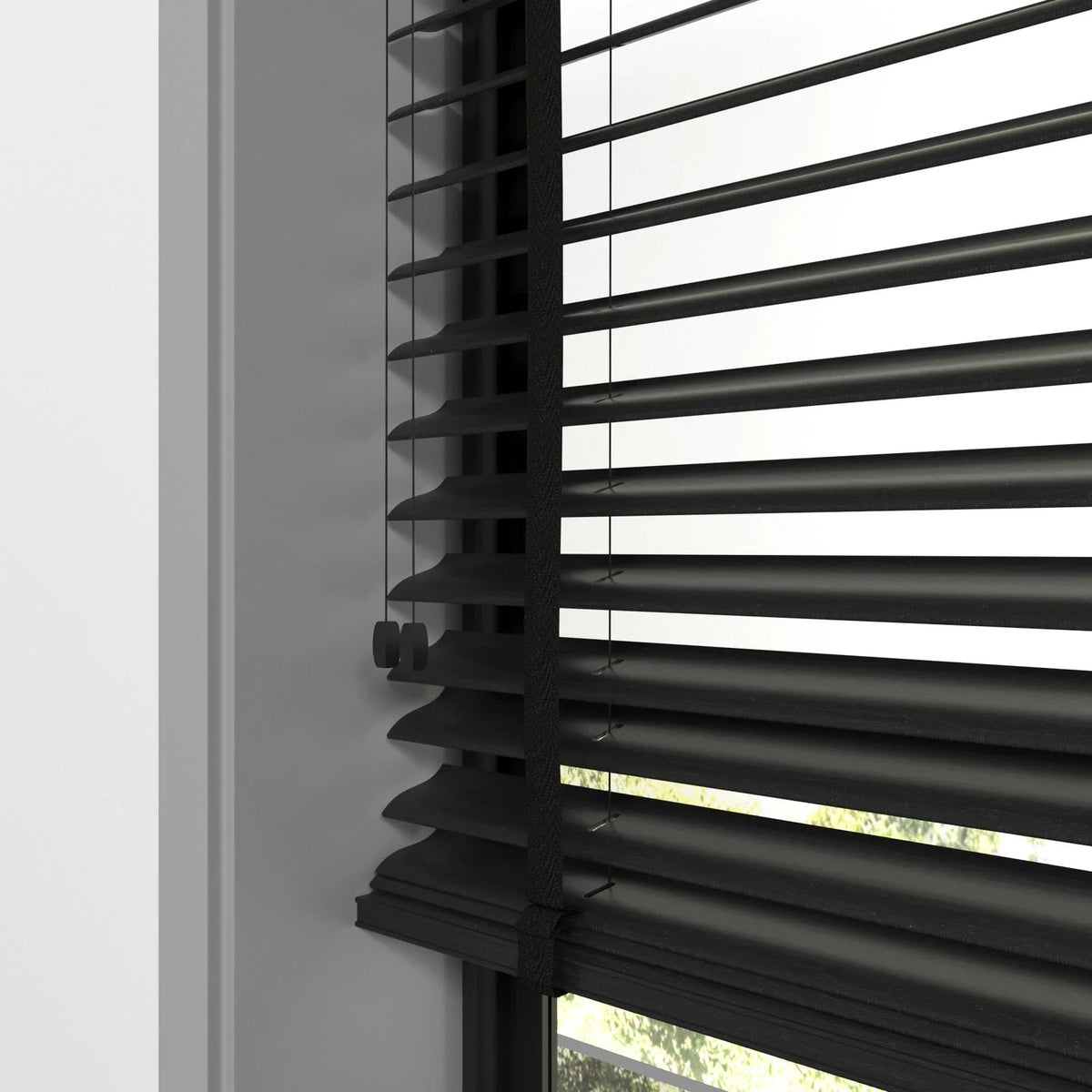 Siyah Polywood Blackout Jaluzi - Etulle