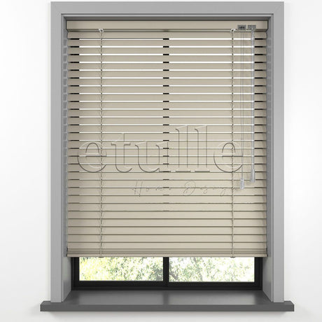 25 MM Light Brown Aluminum Venetian Blind