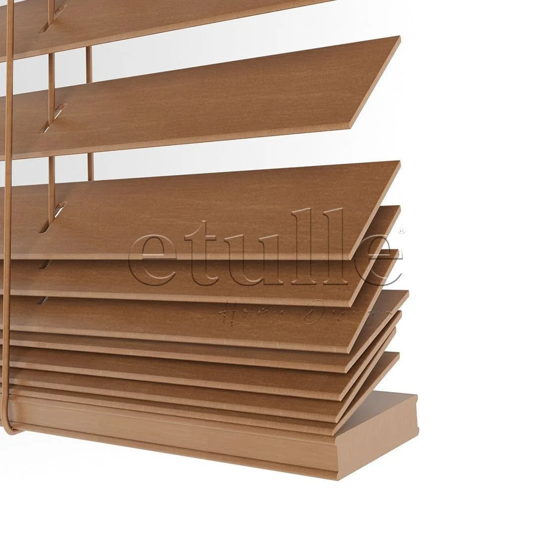 25 MM BASSWOOD Cherry Ahşap Jaluzi