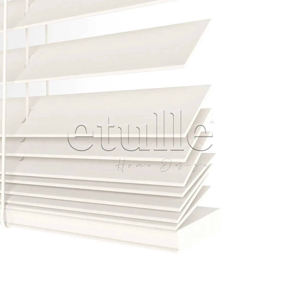 25 MM BASSWOOD Krem Ahşap Jaluzi