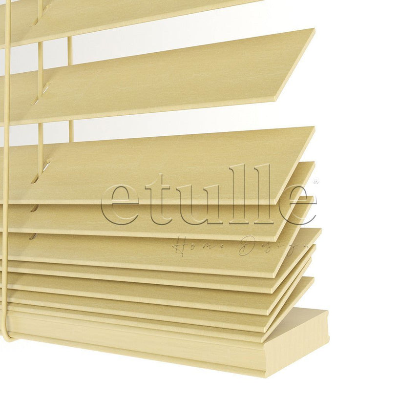 25 MM BASSWOOD Naturel Ahşap Jaluzi