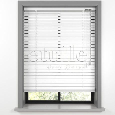 25 MM White Aluminum Venetian Blind