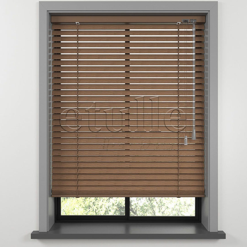 25 MM Cherry Aluminum Venetian Blind