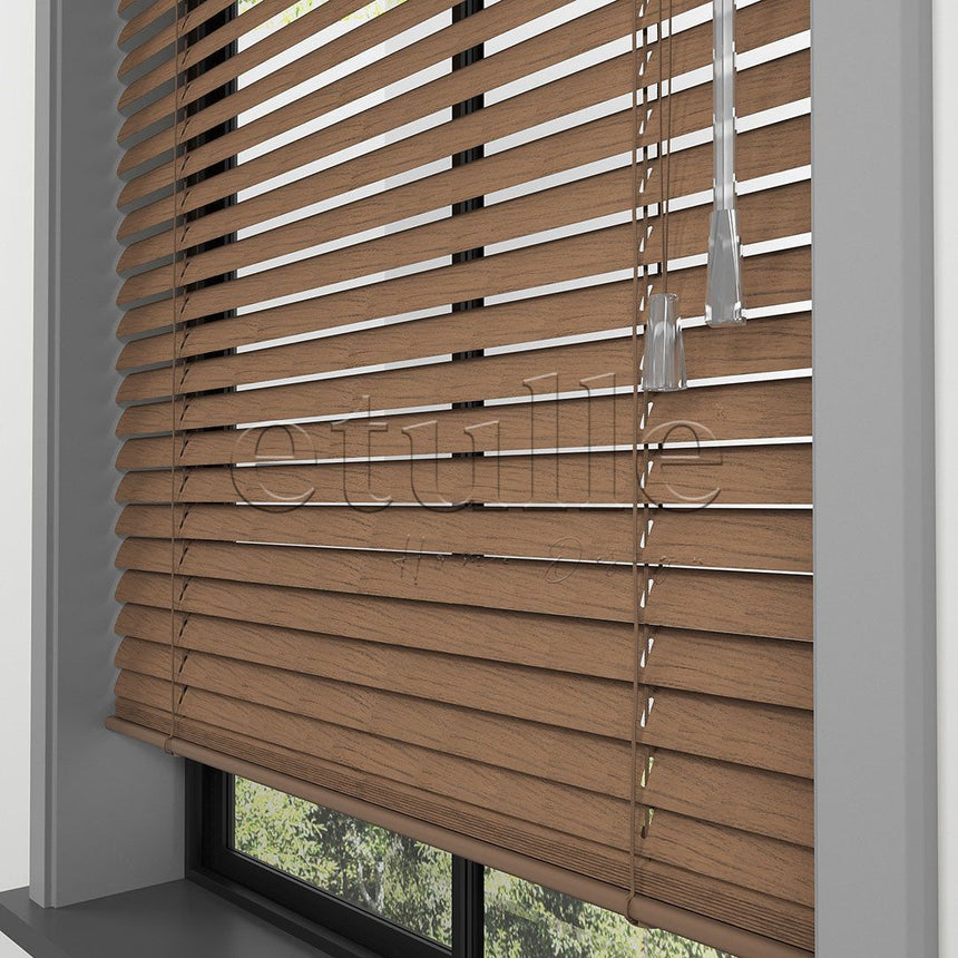 25 MM Cherry Aluminum Venetian Blind