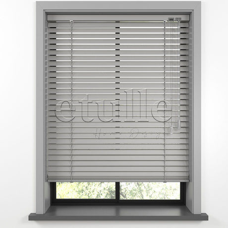 25 MM Gray Aluminum Venetian Blind