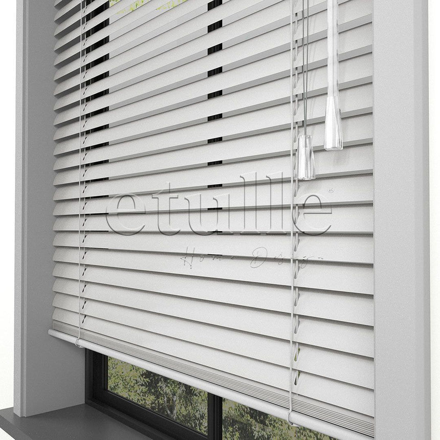 25 MM Silver Aluminum Venetian Blind