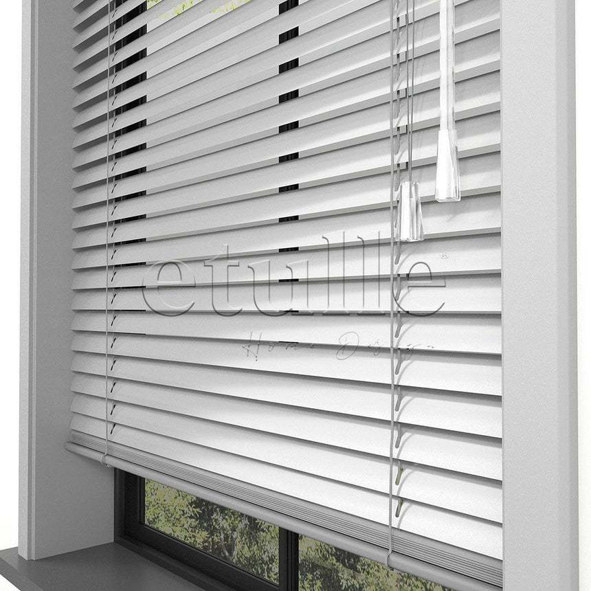 25 MM Shiny Silver Aluminum Venetian Blind