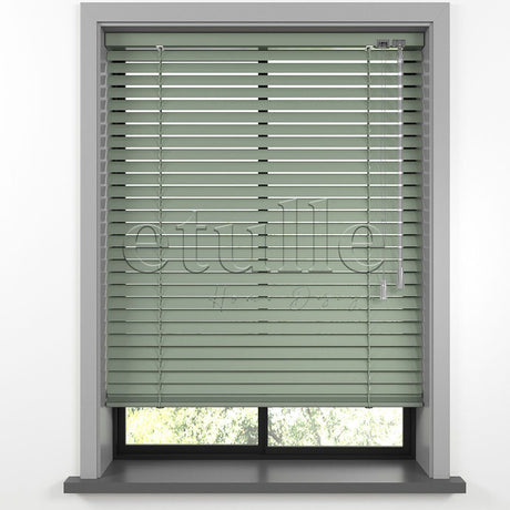 25 MM Pastel Green Aluminum Venetian Blind