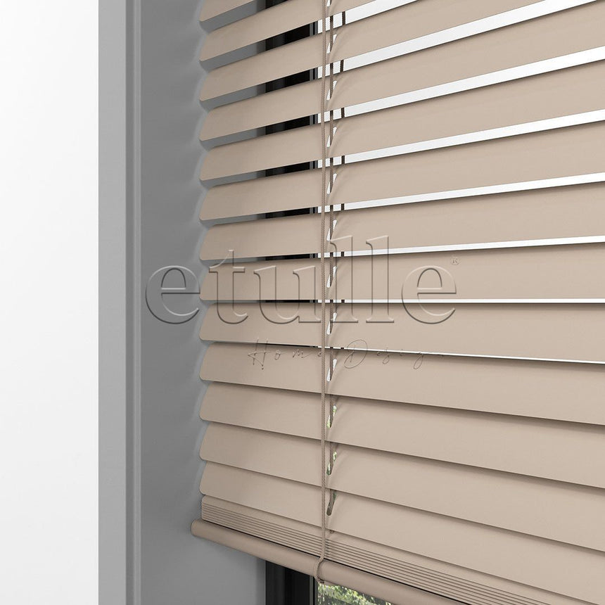 25 MM Soft Orange Aluminum Venetian Blind