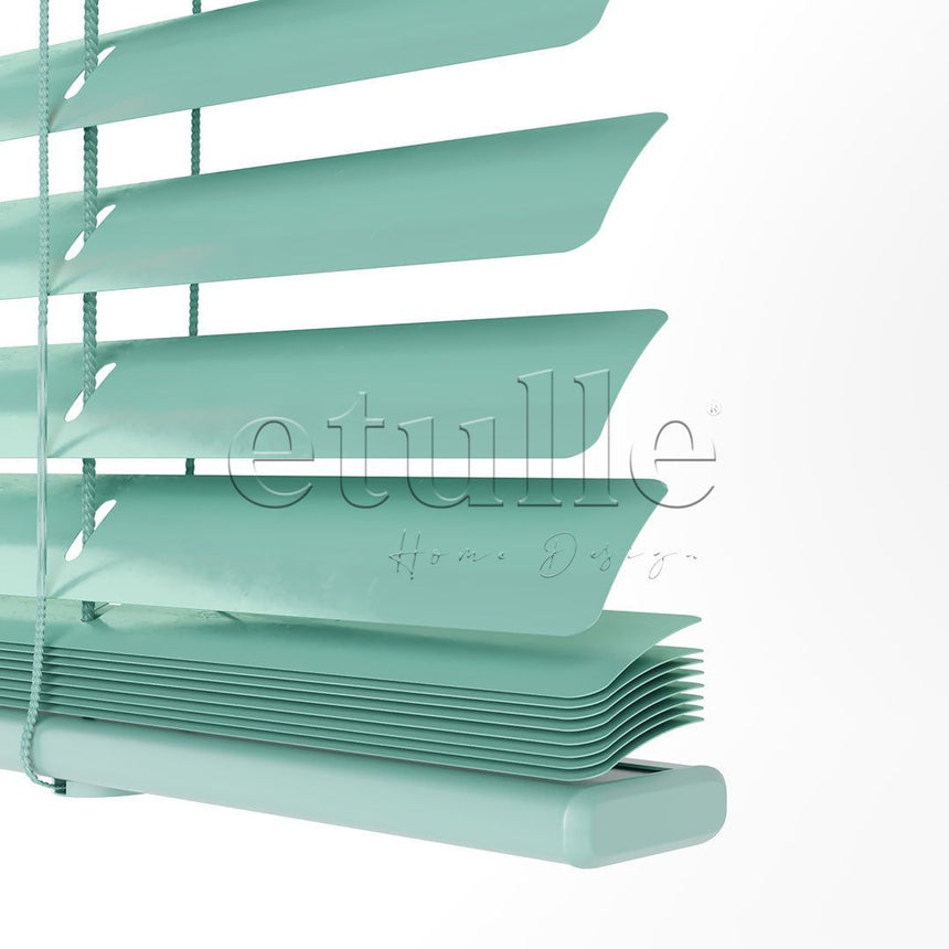 25 MM Green Aluminum Venetian Blind