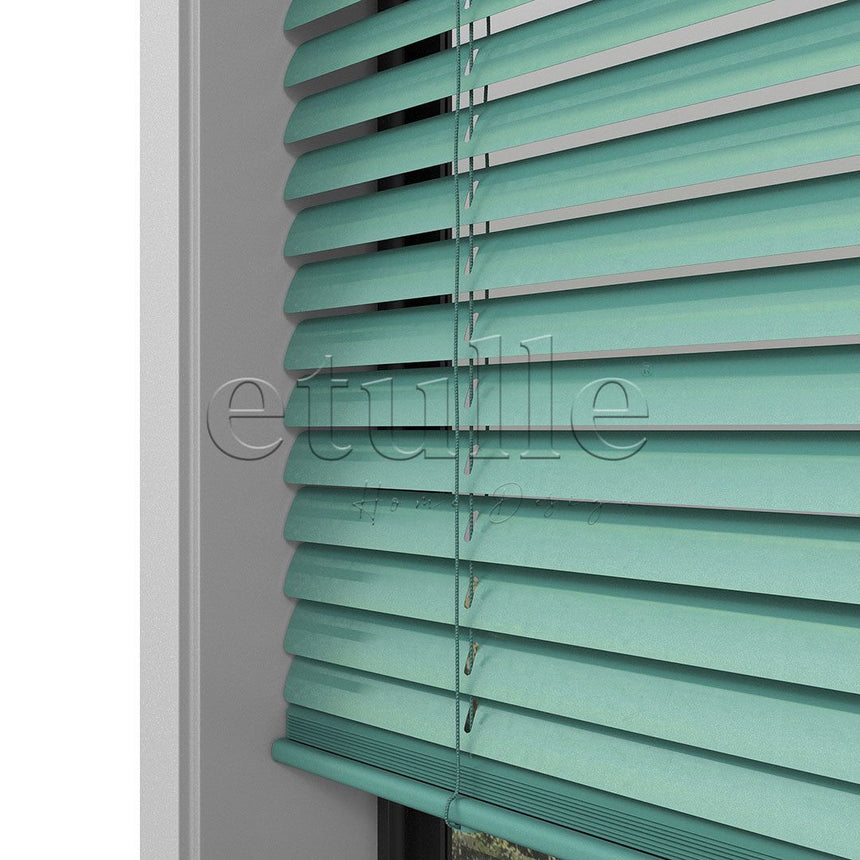 25 MM Green Aluminum Venetian Blind